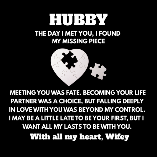TO MY HUBBY - FALLING DEEPLY IN LOVE WIITH YOU WAS BEYOND MY CONTROL!