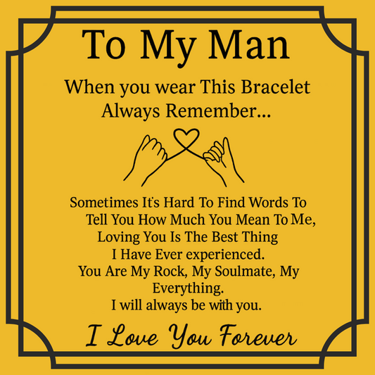 TO MY MAN - YOU ARE MY ROCK!