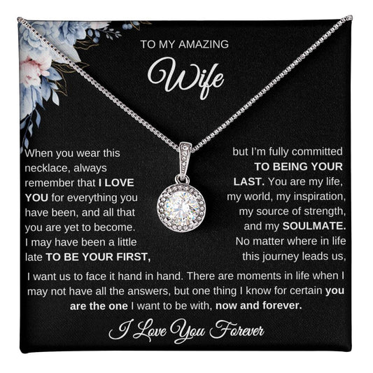 TO MY AMAZING  WIFE - YOU ARE THE ONE I WANT TO BE WITH NOW AND FOREVER!