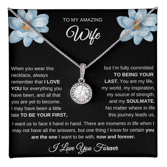 TO MY AMAZING  WIFE - YOU ARE THE ONE I WANT TO BE WITH NOW AND FOREVER!