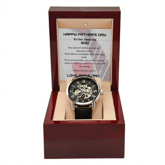 TEST PRODUCT - MEN'S OPENWORK WATCH