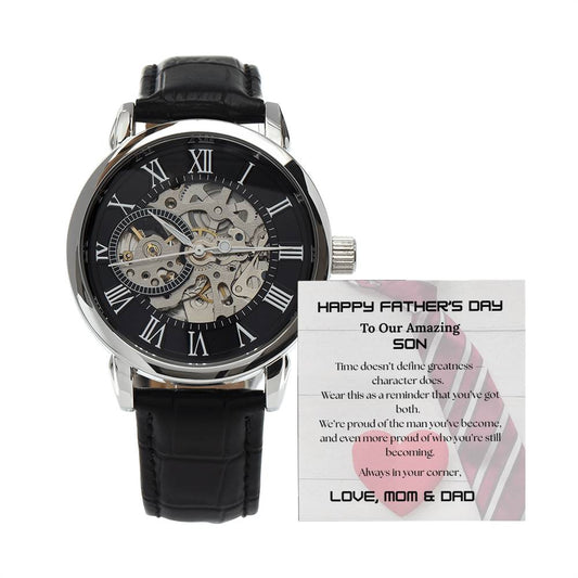 TEST PRODUCT - MEN'S OPENWORK WATCH