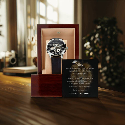 TO MY SON - I'LL ALWAYS BE IN YOUR CORNER! CONGRATULATIONS!