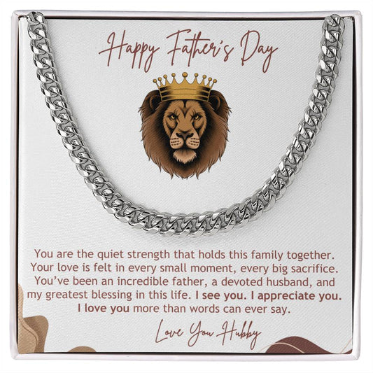 HAPPY FATHER'S DAY - YOU ARE THE QUIET STRENGTH THAT HOLDS THIS FAMILY TOGETHER!