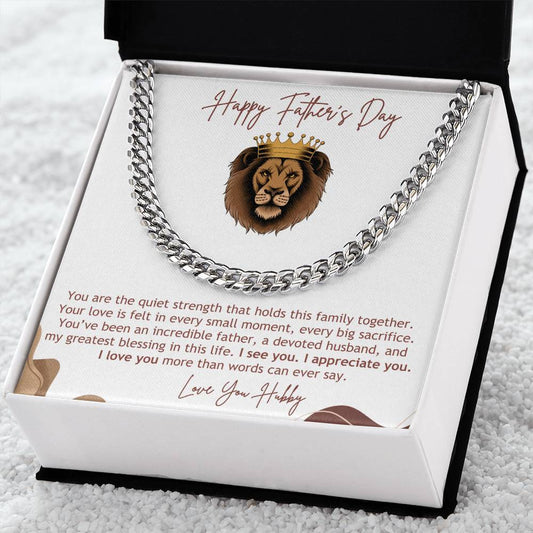 HAPPY FATHER'S DAY - YOU ARE THE QUIET STRENGTH THAT HOLDS THIS FAMILY TOGETHER!