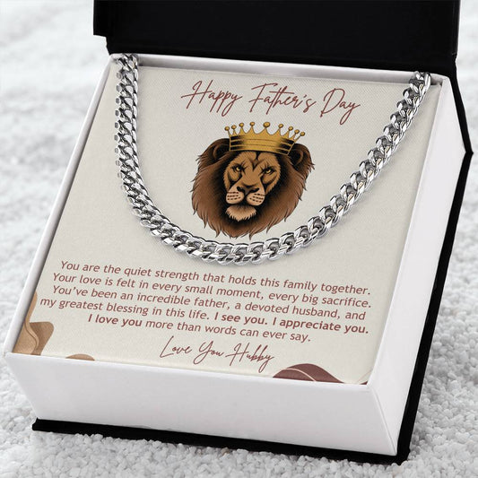 HAPPY FATHER'S DAY - YOU ARE THE QUIET STRENGTH THAT HOLDS THIS FAMILY TOGETHER!