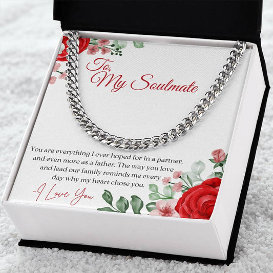 TO MY SOULMATE - YOU ARE EVERYTHING I EVER HOPED FOR IN A PARTNER!