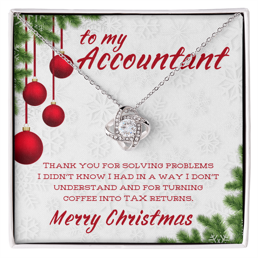 TEST PRODUCT - CHRISTMAS LOVE KNOT NECKLACE