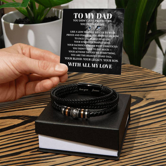 TO MY DAD - YOUR STRENGTH SHAPED MINE!