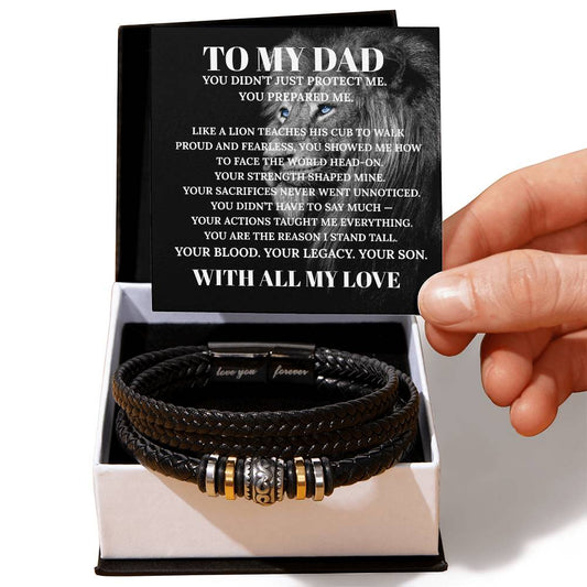 TO MY DAD - YOUR STRENGTH SHAPED MINE!