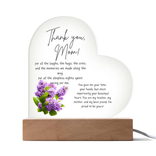 THANK YOU MOM! I'M PROUD TO BE YOURS!