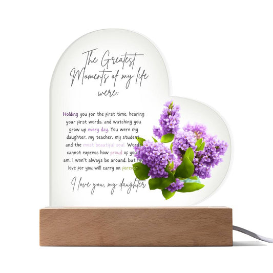 TO MY DAUGHTER - MY LOVE FOR YOU WILL CARRY ON FOREVER (2)