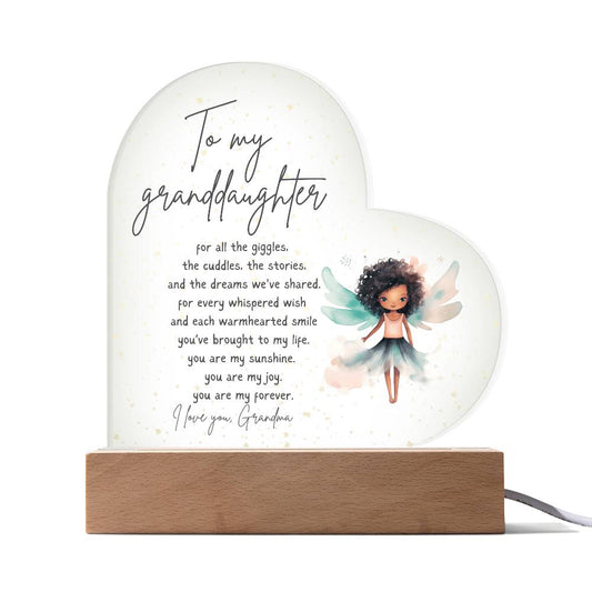 TO MY GRANDDAUGHTER - YOU ARE MY JOY!