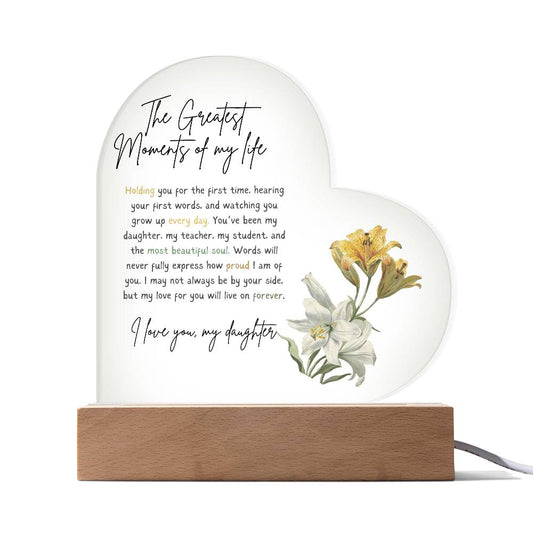 TO MY DAUGHTER - MY LOVE FOR YOU WILL LIVE ON FOREVER!