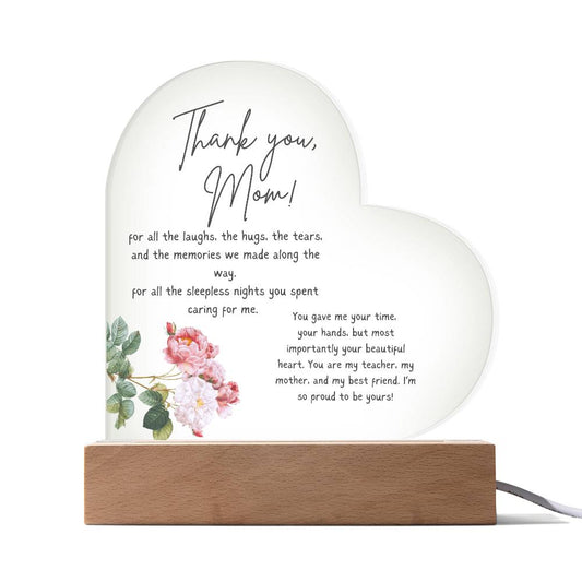 THANK YOU MOM - I'M SO PROUD TO BE YOURS!