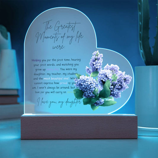 TO MY DAUGHTER - MY LOVE FOR YOU WILL CARRY ON FOREVER (2)