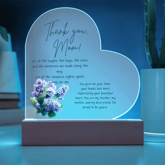 THANK YOU MOM! I'M PROUD TO BE YOURS!