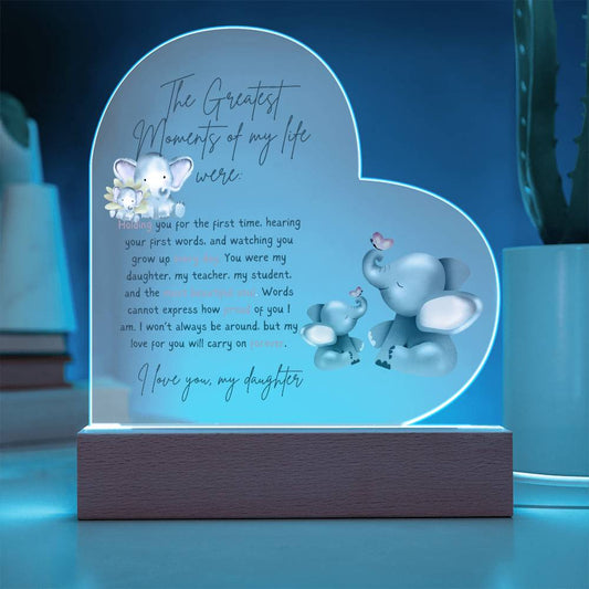 TO MY DAUGHTER - MY LOVE FOR YOU WILL CARRY ON FOREVER! (2)