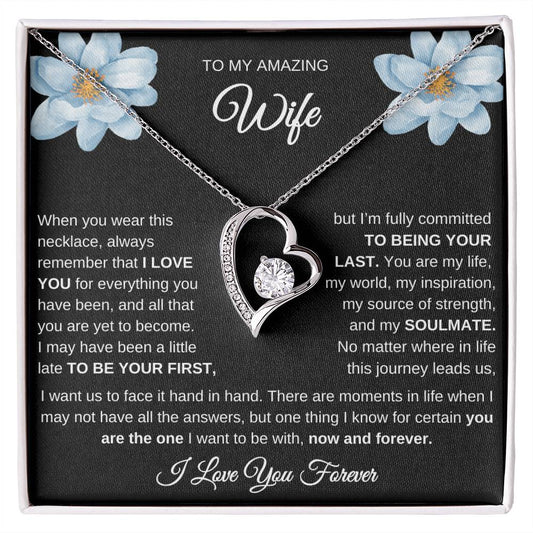 TO MY AMAZING WIFE - YOU ARE THE ONE I WANT TO BE WITH NOW AND FOREVER!