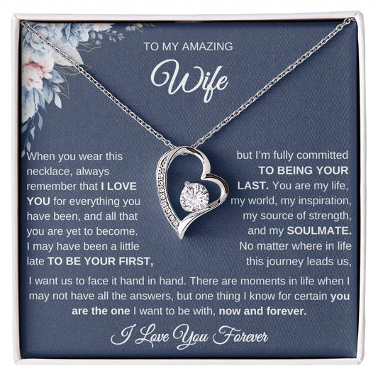 TO MY AMAZING WIFE - YOU ARE THE ONE I WANT TO BE WITH NOW AND FOREVER!