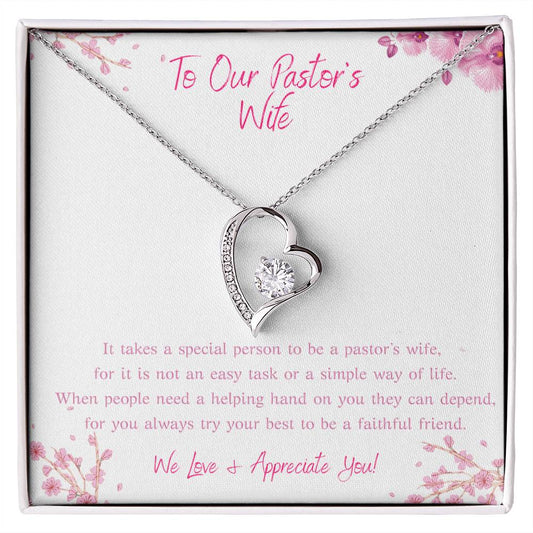 TO OUR PASTOR'S WIFE - WE LOVE & APPRECIATE YOU!