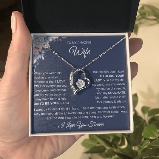 TO MY AMAZING WIFE - YOU ARE THE ONE I WANT TO BE WITH NOW AND FOREVER!