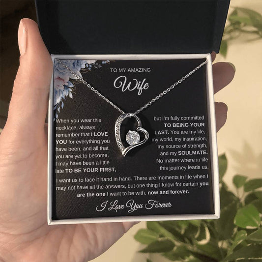 TO MY AMAZING WIFE - YOU ARE THE ONE I WANT TO BE WITH NOW AND FOREVER!