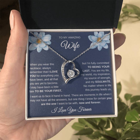 TO MY AMAZING WIFE - YOU ARE THE ONE I WANT TO BE WITH NOW AND FOREVER!