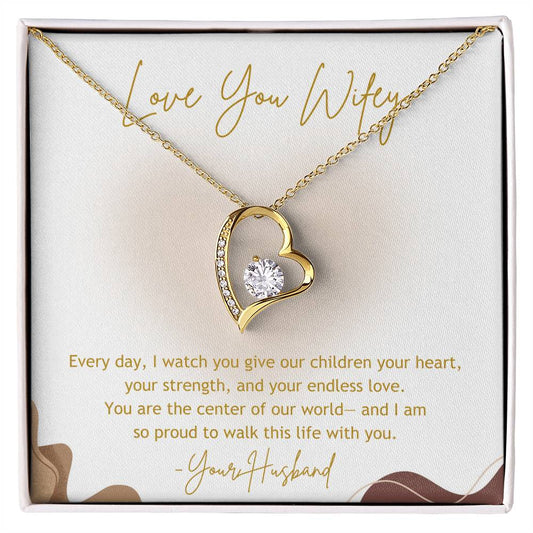 LOVE YOU WIFEY - YOU ARE THE CENTER OF OUR WORLD!