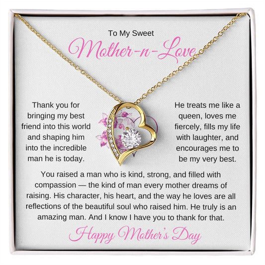 TO MY AMAZING MOTHER-N-LOVE -THANK YOU FOR BRINGING MY BEST FRIEND INTO THIS WORLD!