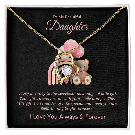 TO MY BEAUTIFUL DAUGHTER - YOU LIGHT UP EVERY ROOM WITH YOUR SMILE ANDJOY!