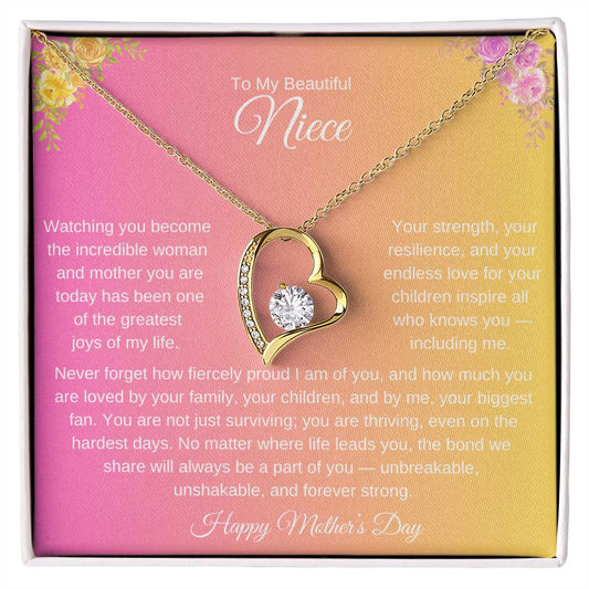 TO MY BEAUTIFUL NIECE - NEVER FORGET HOW FIERCLY PROUD I AM OF YOU!