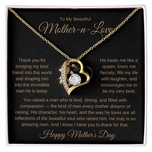 TO MY BEAUTIFUL MOTHER-N-LOVE - THANK YOU FOR BRINGING MY BEST FRIEND INTO THIS WORLD!