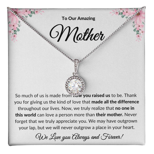 TO OUR AMAZING MOTHER - WE LOVE YOU ALWAYS AND FOREVER