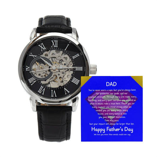 DAD - TIME MAY PASS BUT YOUR IMPACT WILL ALWAYS BE LARGER THAN LIFE!