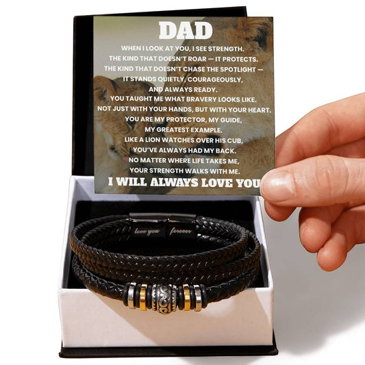 DAD - YOU TAUGHT ME WHAT BRAVERY LOOKS LIKE!