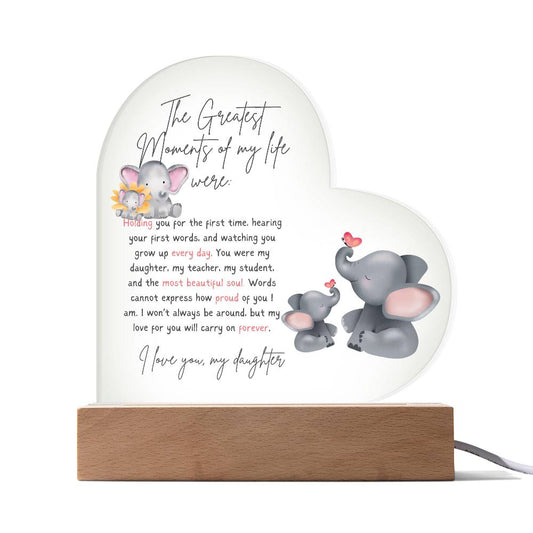 TO MY DAUGHTER - MY LOVE FOR YOU WILL CARRY ON FOREVER! (2)